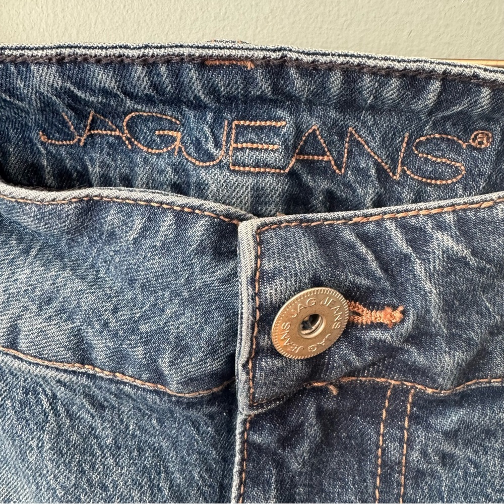 JAG Jeans High Rise Straight Ankle Jeans Raw Hem Denim. Women’s 18W (37x28) - Picture 2 of 11